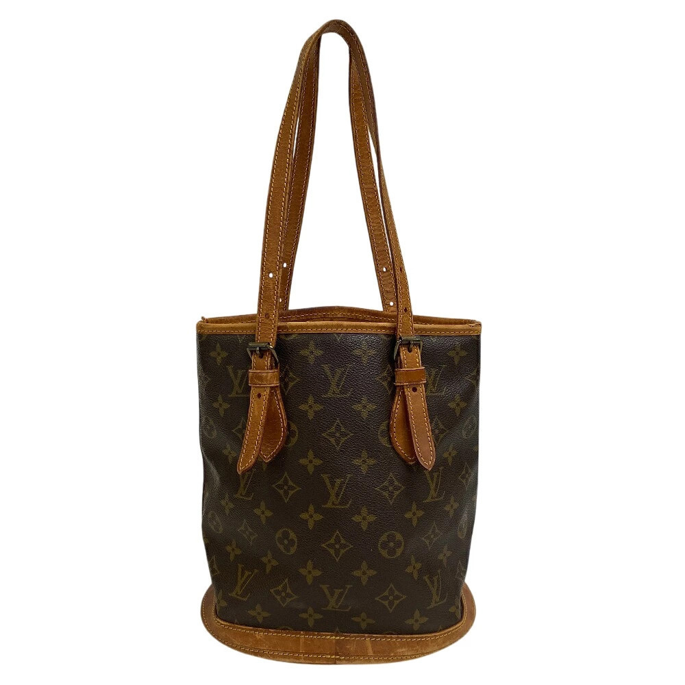 Louis Vuitton Handbag Bucket Monogram Shoulder Brown Bag Crossbody Tote
